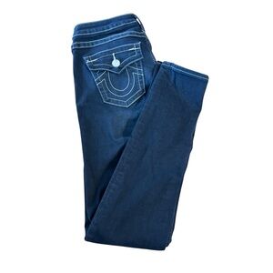 True Religion Brand Skinny Women’s Jeans RN#112790 CA# 57414 Dark Wash  Size 28